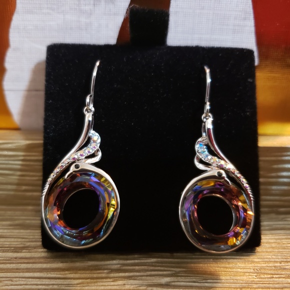 Kate Lynn Nirvana of Phoenix Swarovski Earrings - Picture 2 of 7